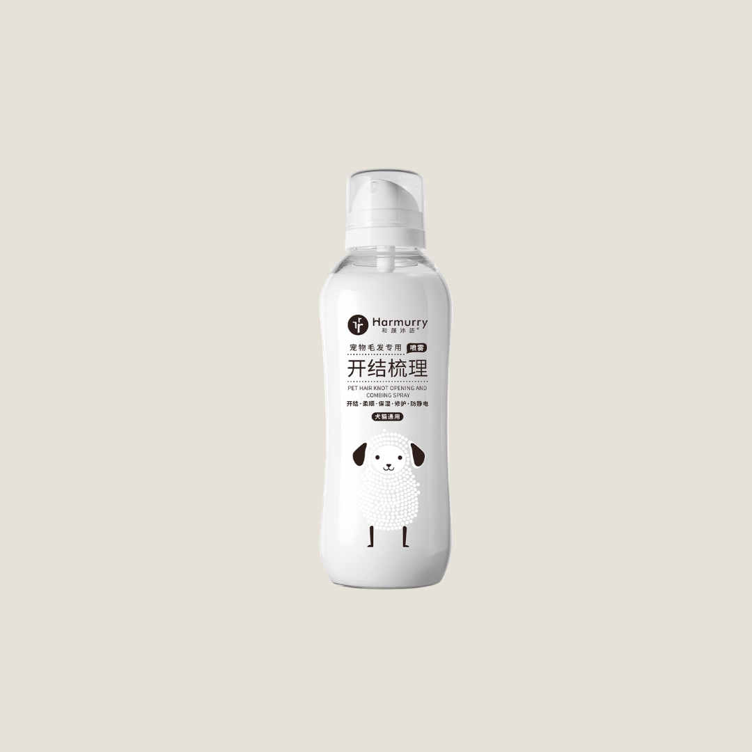 Pet Hair Knot Opening and Combing Spray