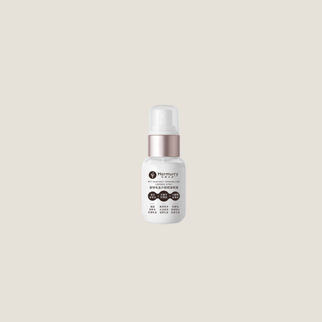 Pet Hair Knot Opening and Combing Spray