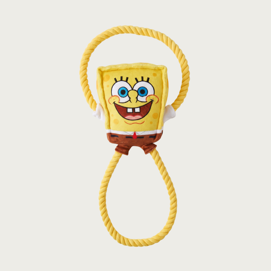 Spongebob - 7.5" Plush with Rope (Double Loop)