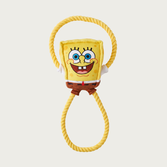 Spongebob - 7.5" Plush with Rope (Double Loop)