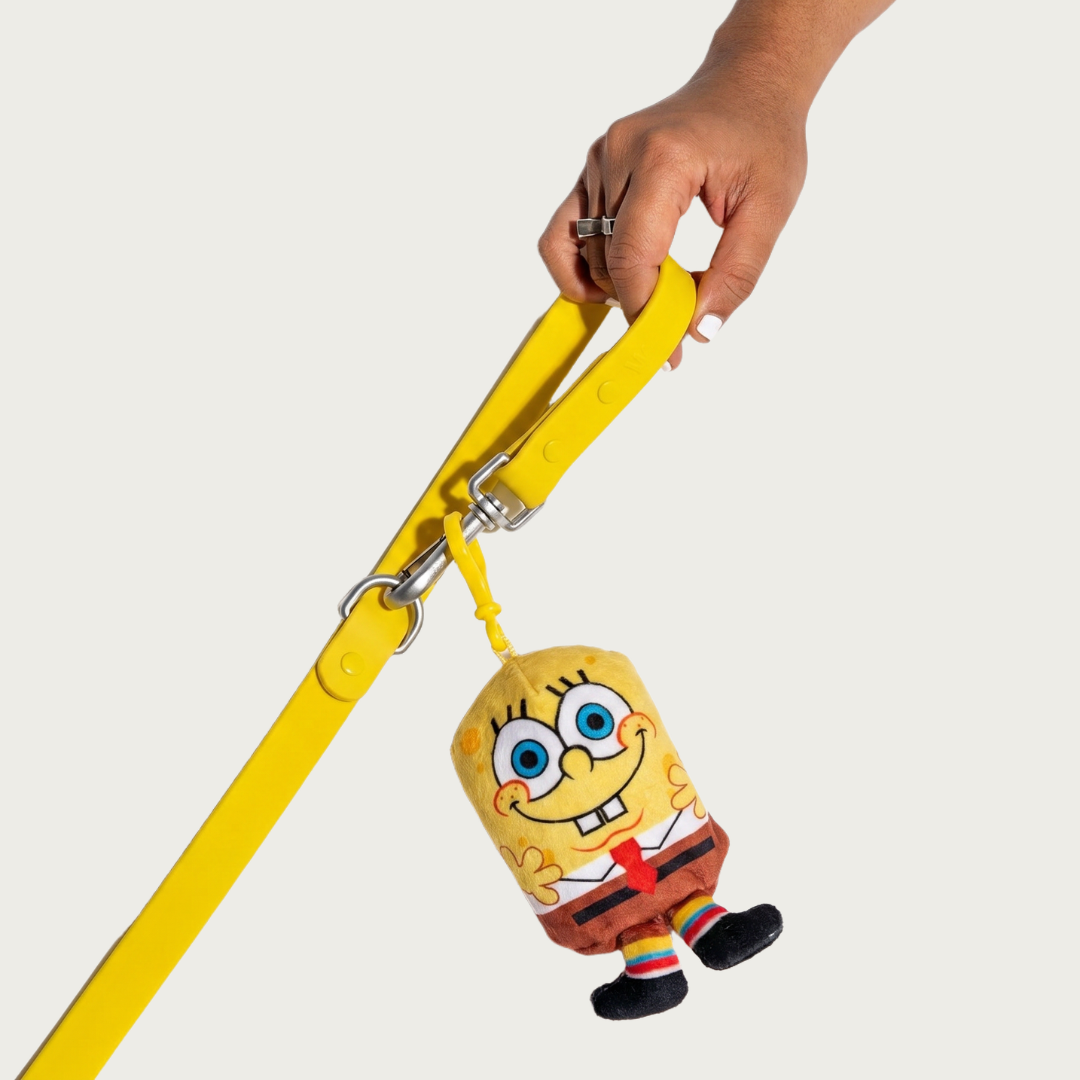Spongebob - 4" Poop Bag Holder (Leash not included)
