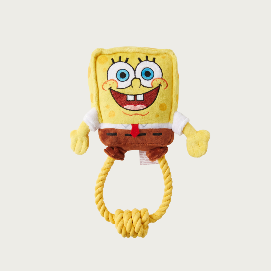 Spongebob - 4.5" Plush with Rope (Loop)
