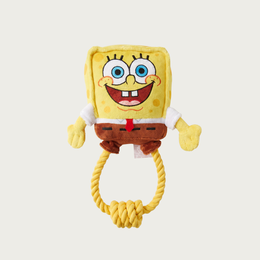Spongebob - 4.5" Plush with Rope (Loop)