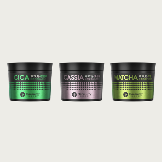 Harmurry Herbal Mud Spa (Cica × Cassia × Matcha)