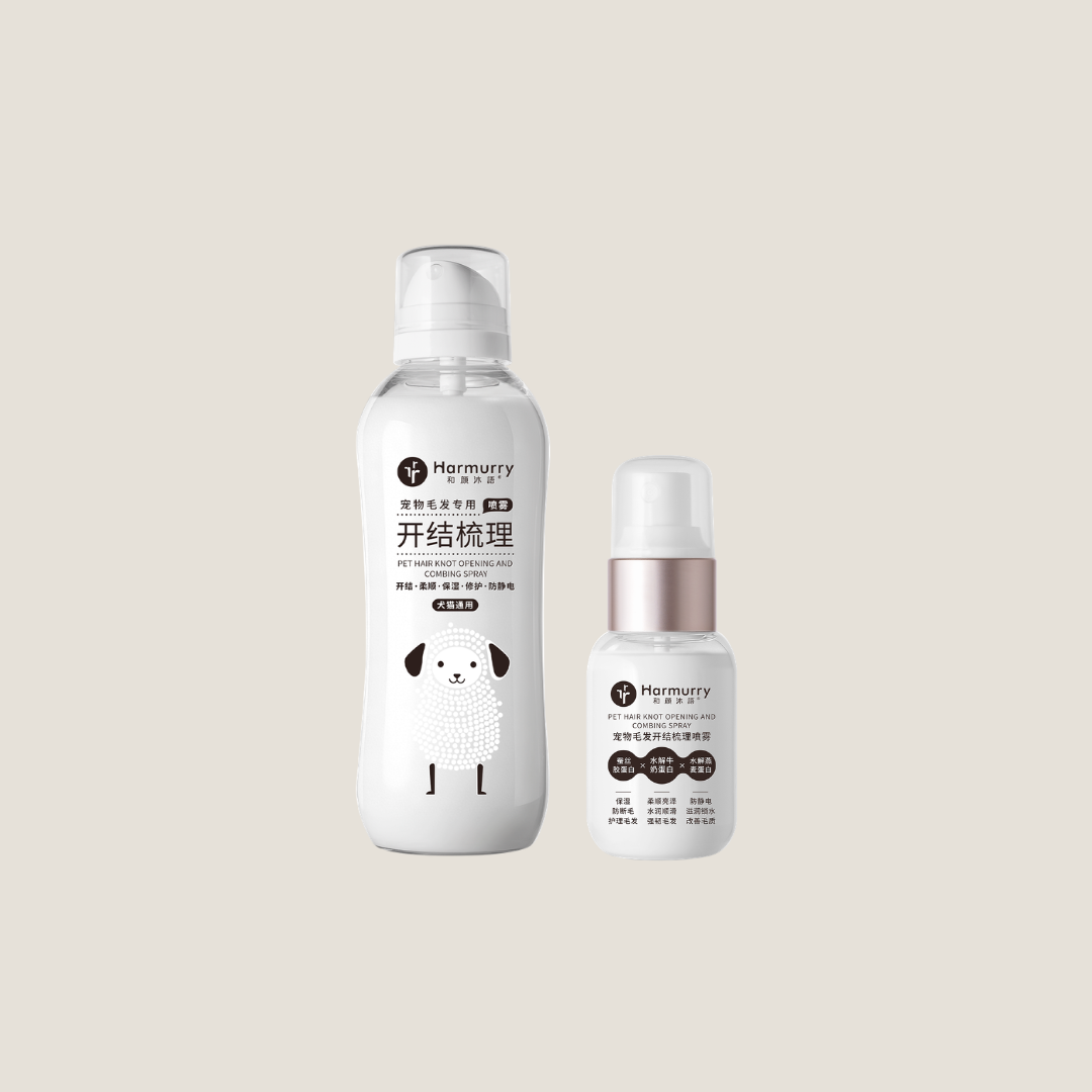 Pet Hair Knot Opening and Combing Spray