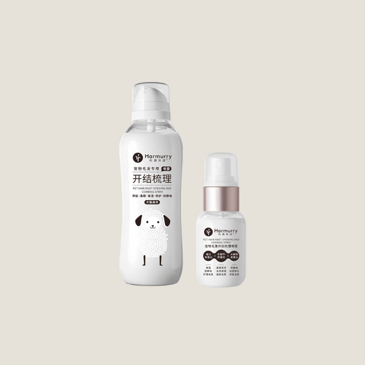 Pet Hair Knot Opening and Combing Spray