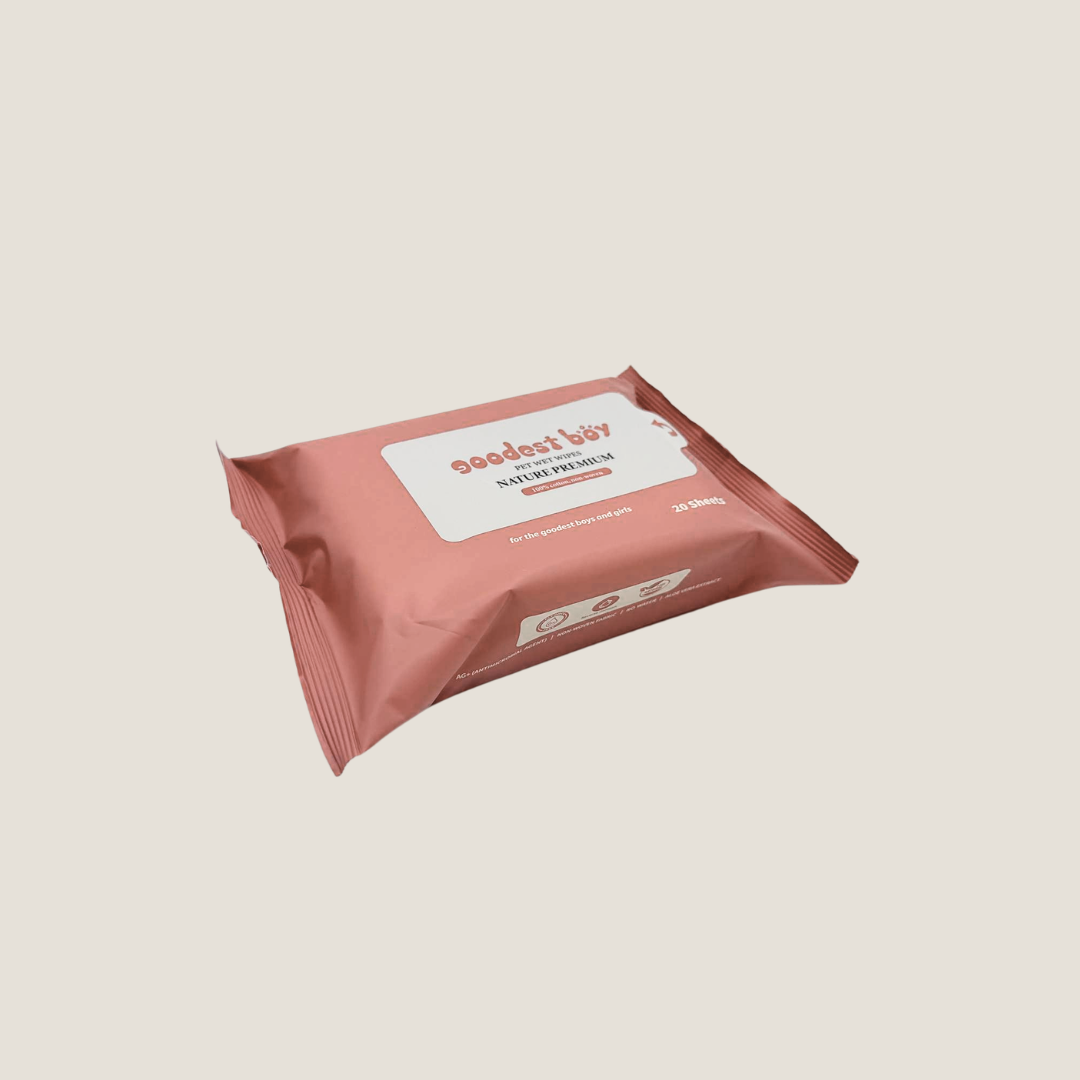 Goodest Boy Nature Premium Wipes (20 Sheets Pack)