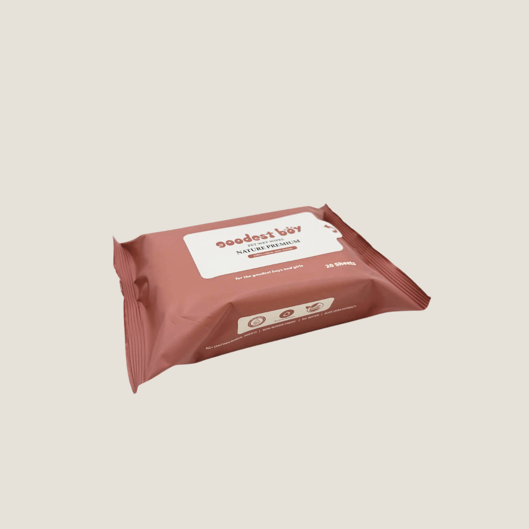 Goodest Boy Nature Premium Wipes (20 Sheets Pack)